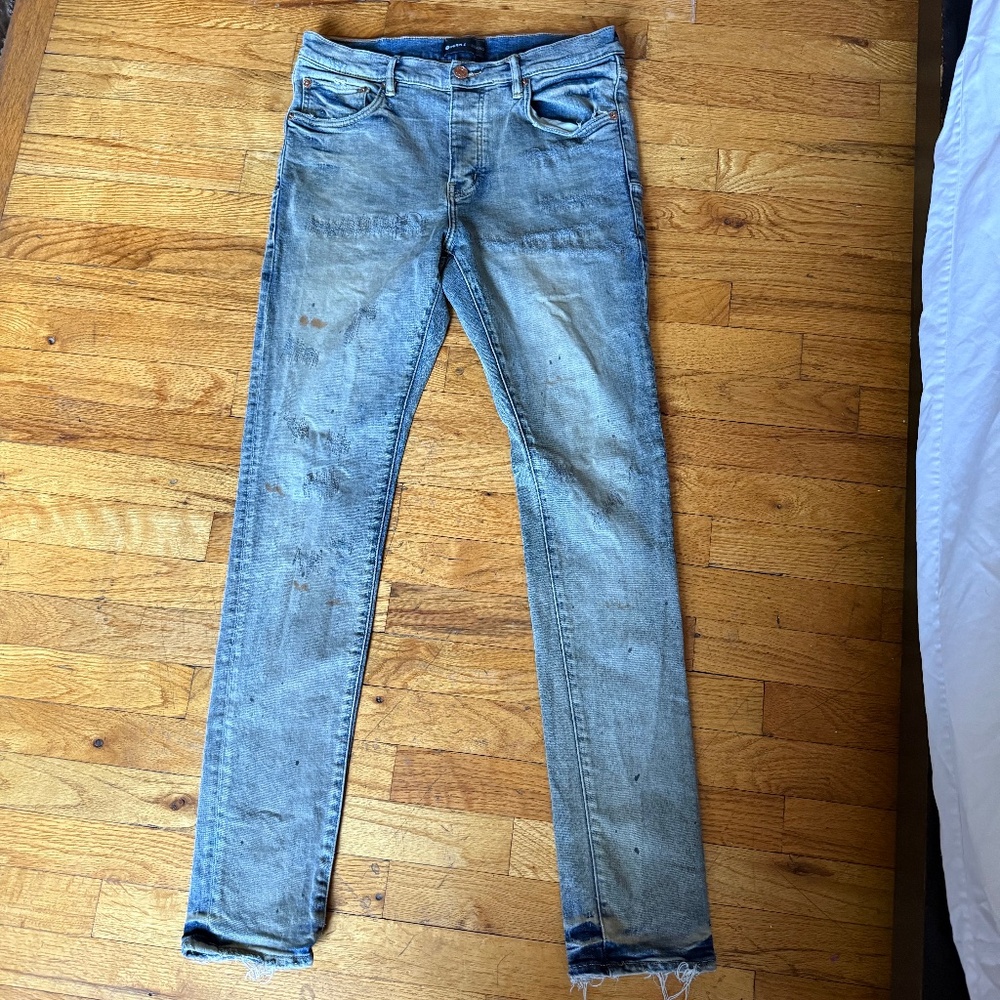 PURPLE JEANS SLIM P001 light wash